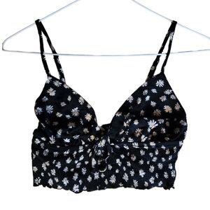 Garage Daisy Print Crop Top